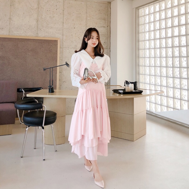 bloggerbok layered cancan dress(pink)