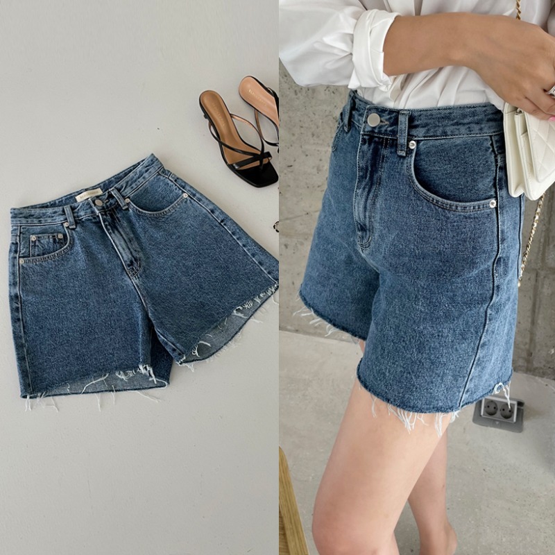 (바로배송)bloggerbok ete denim shorts