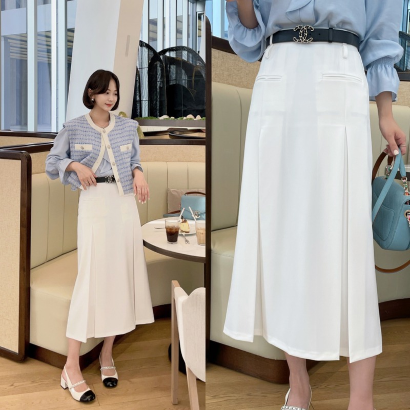modern line skirt (아이보리)