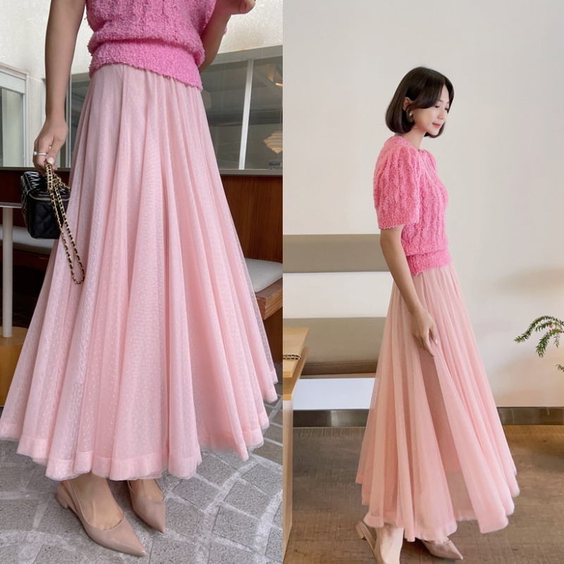 bloggerbok blanc sha skirt (핑크)