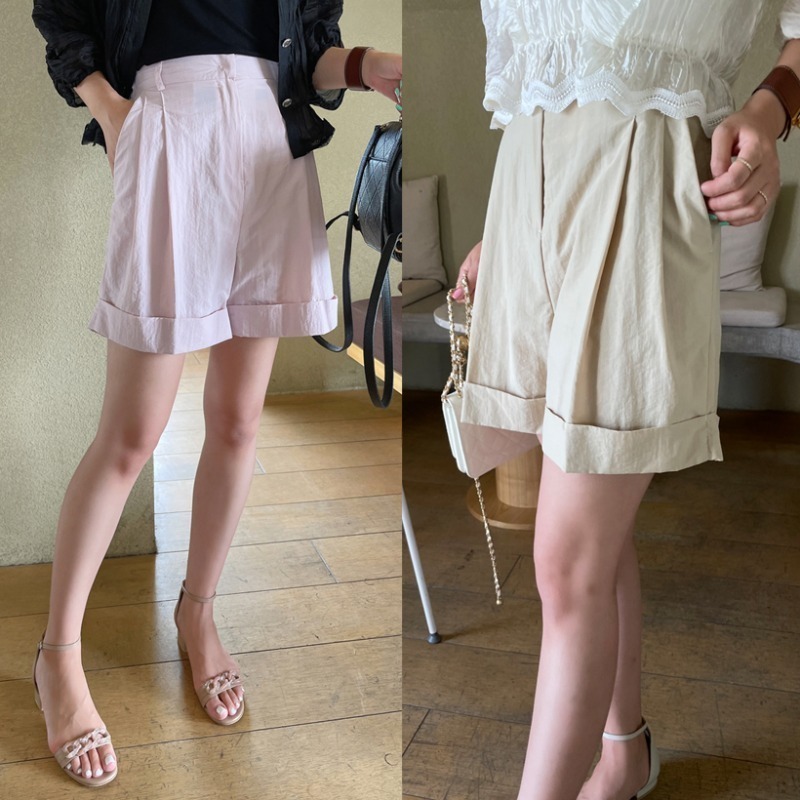 bloggerbok pintuck shorts (버터,핑크)